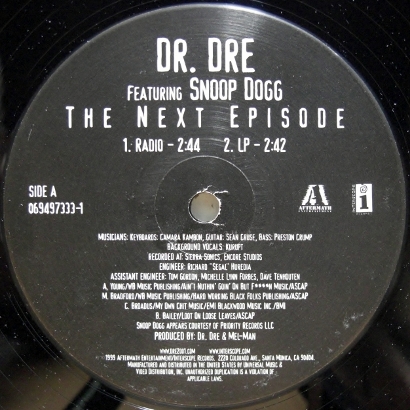 画像1: Dr. Dre featuring Snoop Dogg – The Next Episode
