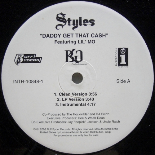 画像1: Styles – Daddy Get That Cash