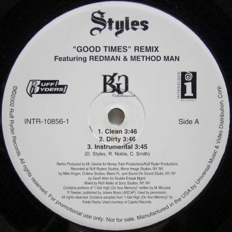 画像1: Styles – Good Times (Remix)
