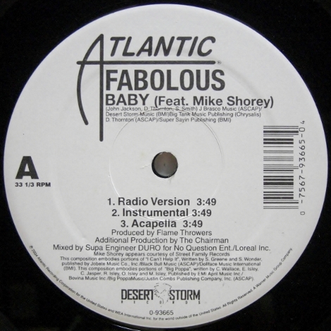 画像1: Fabolous - Baby