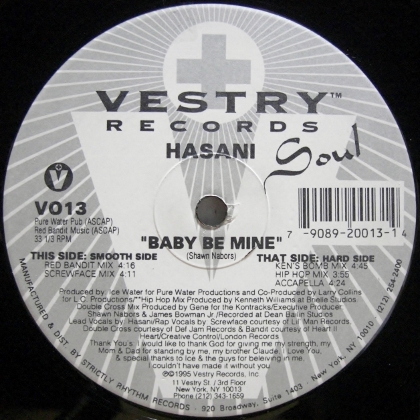 画像1: Hasani – Baby Be Mine