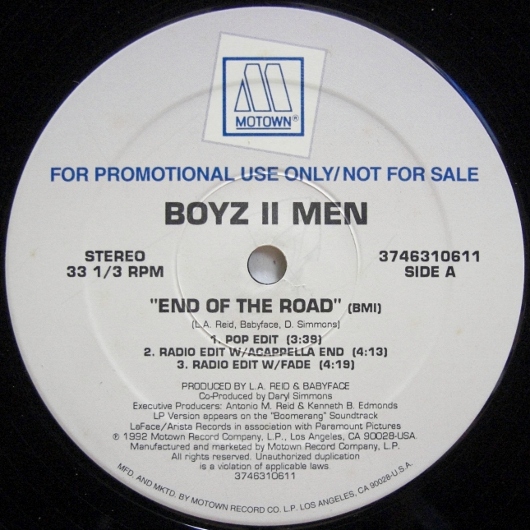 画像1: Boyz II Men – End Of The Road