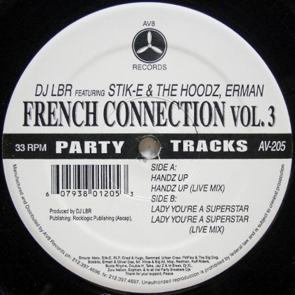 画像1: DJ LBR featuring Stik-E & The Hoodz, Erman - French Connection Vol 3