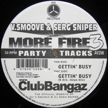 画像1: V. Smoove & Serg Sniper – Present... More Fire 3