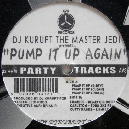 画像1: DJ Kurupt The Master Jedi – Pump It Up Again