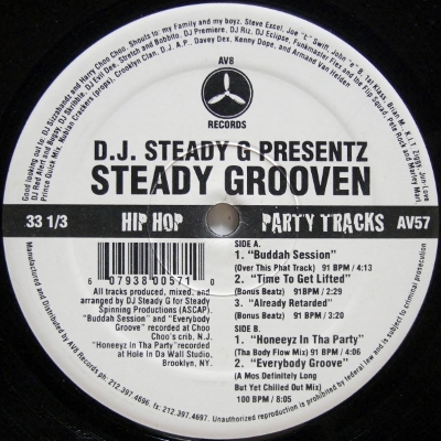 画像1: D.J. Steady G  presentz - Steady Grooven