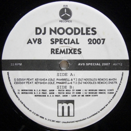画像1: DJ Noodles – AV8 Special 2007 Remixes