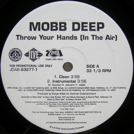 画像1: Mobb Deep – Throw Your Hands (In The Air)
