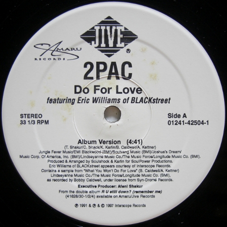 画像1: 2Pac featuring Eric Williams Of Blackstreet – Do For Love