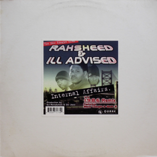 画像1: Rahsheed & Ill Advised – Internal Affairs / 1.9.8.6. (Remix)