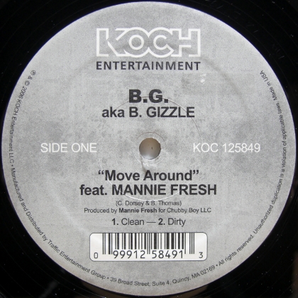 画像1: B.G. aka B. Gizzle – Move Around
