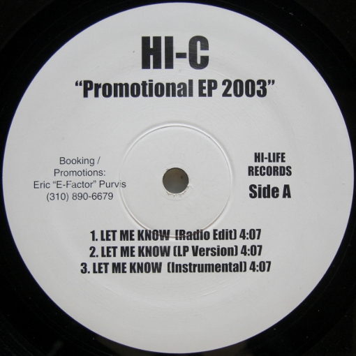 画像1: Hi-C – Promotional EP 2003