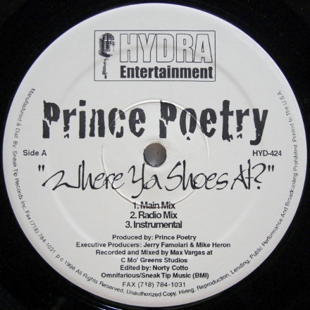 画像1: Prince Poetry – Where Ya Shoes At? / Shine