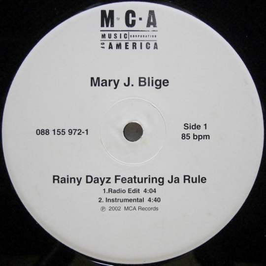 画像1: Mary J. Blige featuring Ja Rule – Rainy Dayz