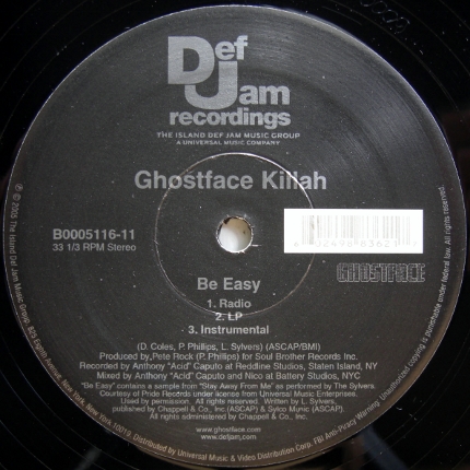 画像1: Ghostface Killah – Be Easy