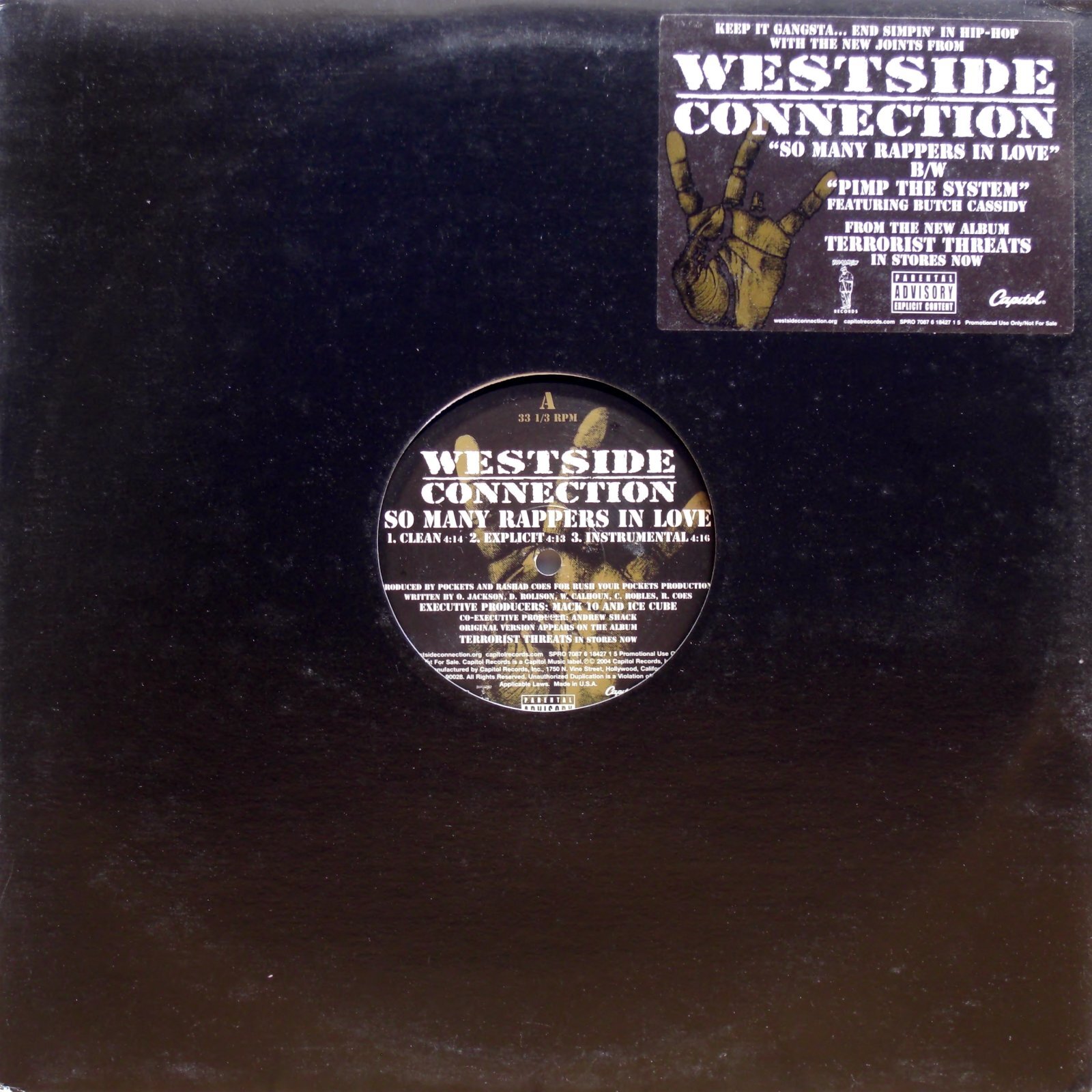 画像2: Westside Connection – So Many Rappers In Love