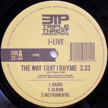 画像1: J-Live – The Way That I Rhyme/ Poetry In Motion