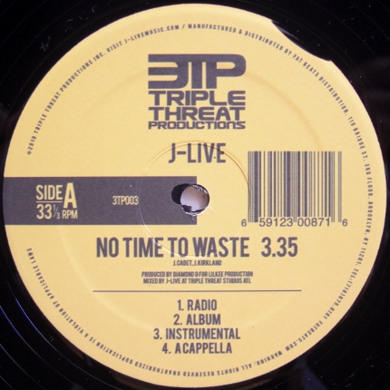 画像1: J-Live – No Time To Waste / Home Or Away