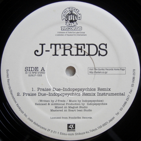画像1: J-Treds – Praise Due (Indopepsychics Remix)