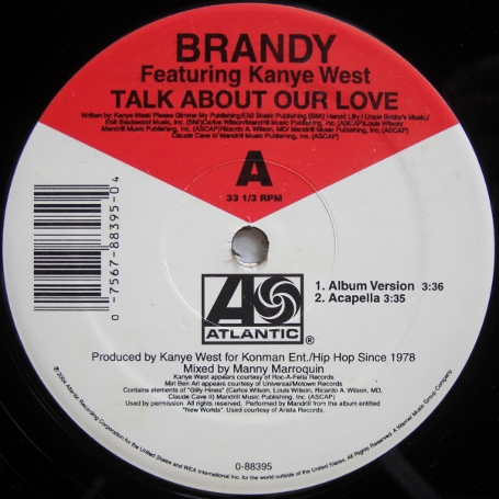 画像1: Brandy featuring Kanye West – Talk About Our Love