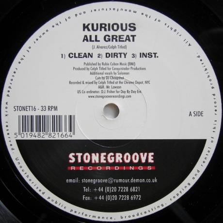 画像1: Kurious – All Great 