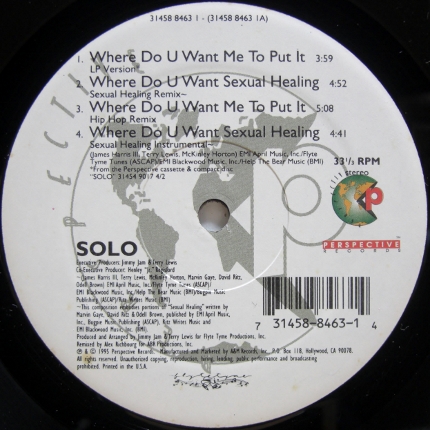 画像1: Solo – Where Do U Want Me To Put It