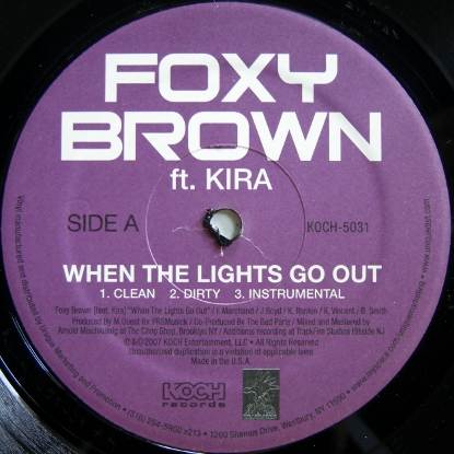画像1: Foxy Brown feat. Kira – When The Lights Go Out