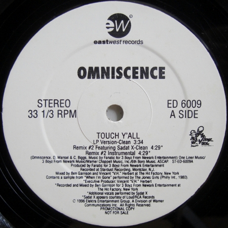 画像1: Omniscence – Touch Y'all