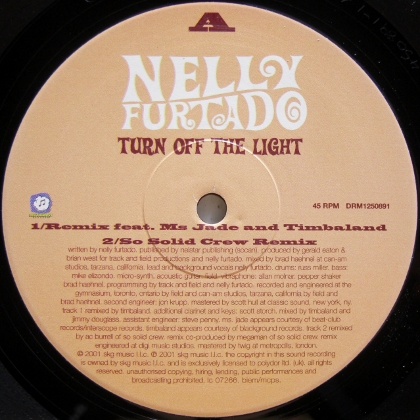 画像1: Nelly Furtado – Turn Off The Light