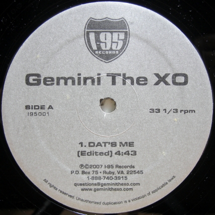 画像1: Gemini The Xo – Dat's Me