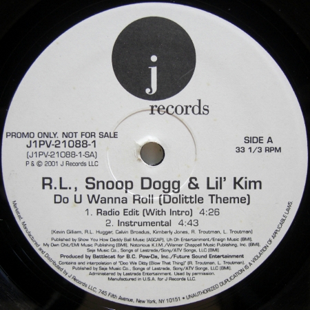 画像1: R.L., Snoop Dogg & Lil' Kim – Do U Wanna Roll (Dolittle Theme)