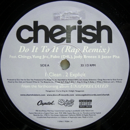 画像1: Cherish – Do It To It (Rap Remix)