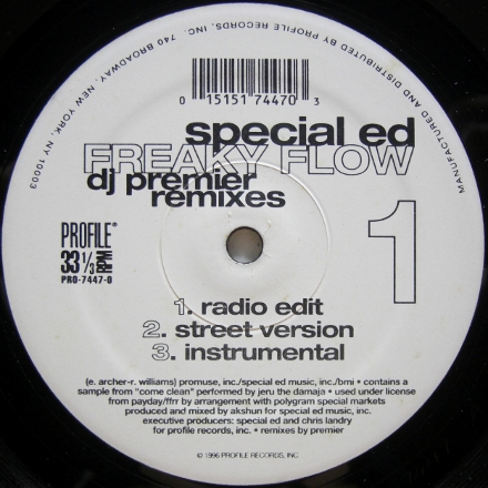 画像1: Special Ed – Freaky Flow (DJ Premier Remix)