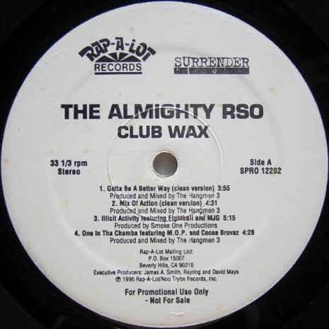 画像1: The Almighty RSO – Club Wax