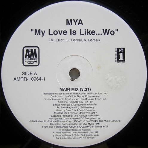 画像1: Mya – My Love Is Like... Wo
