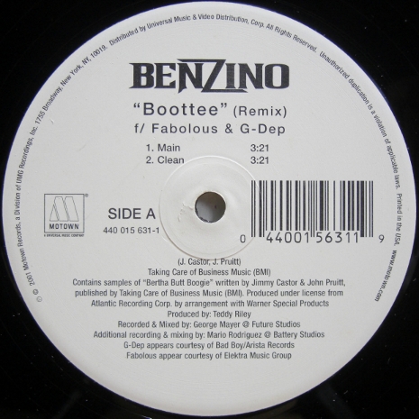 画像1: Benzino – Boottee (Remix)