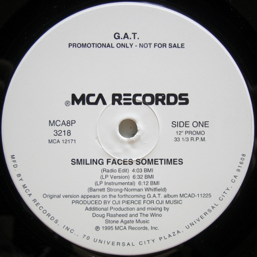 画像1: G.A.T. – Smiling Faces Sometimes
