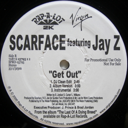 画像1: Scarface – Look Me In My Eyes / Get Out