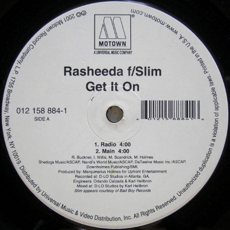 画像1: Rasheeda f/ Slim – Get It On