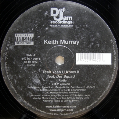 画像1: Keith Murray – Yeah Yeah U Know It