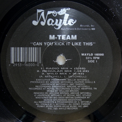 画像1: M-Team – Can You Kick It Like This / Black By Popular Demand