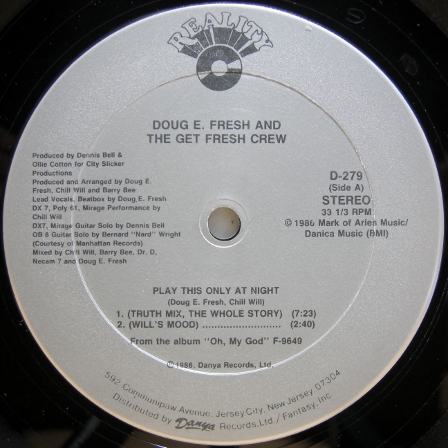 画像1: Doug E. Fresh & The Get Fresh Crew – Play This Only At Night