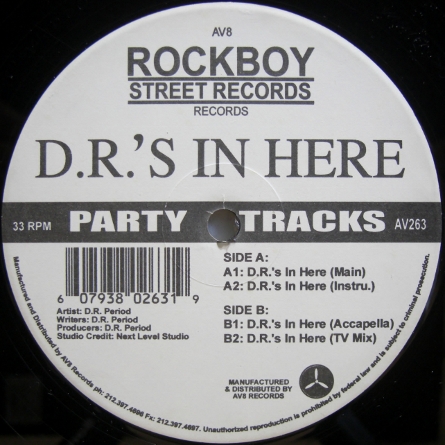 画像1: D.R. Period – D.R.'s In Here