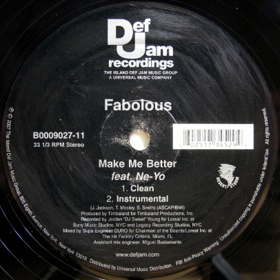 画像1: Fabolous featuring Ne-Yo – Make Me Better