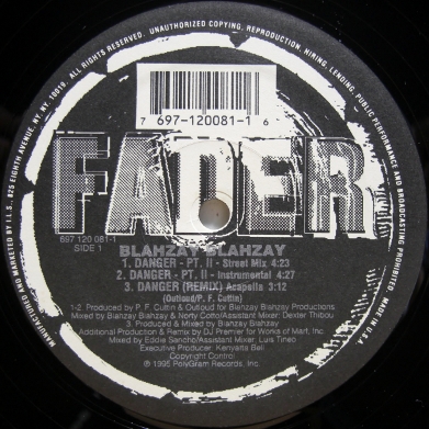 画像1: Blahzay Blahzay – Danger Pt. II