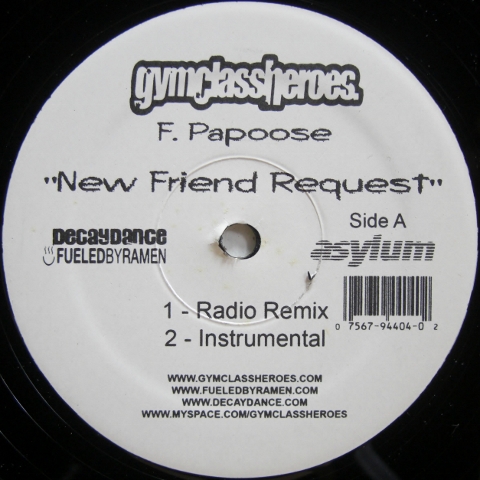画像1: Gym Class Heroes f. Papoose – New Friend Request