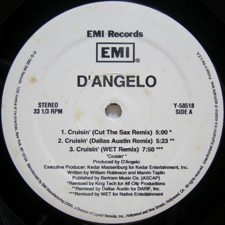 画像1: D'Angelo – Cruisin'