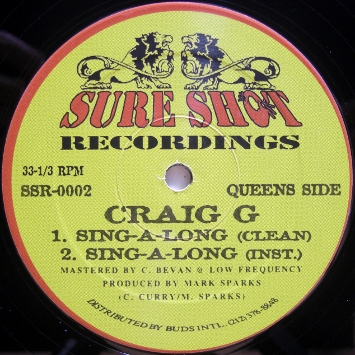 画像1: Craig G – Sing-A-Long / Welcome 2 The Game