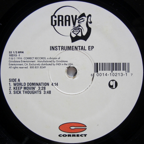 画像1: Grav – Down To Earth (Instrumental EP)
