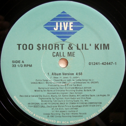 画像1: Too $hort & Lil' Kim – Call Me